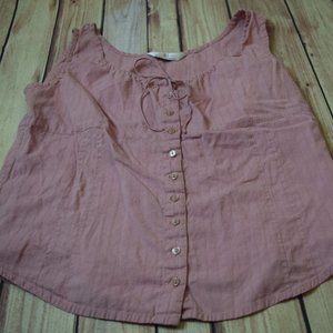 ALC At Last Classics Pink Tank Top Women Size Med